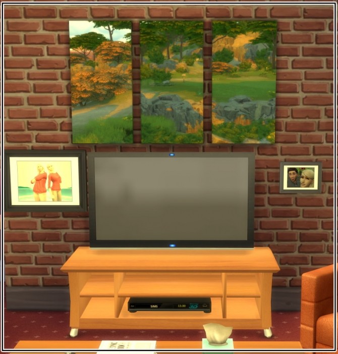 Sims 4 Landscape Wall Art at SimLifeCC