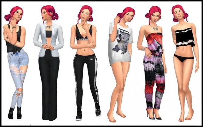 Sims 4 Behr Sisters (Maxis Makover) at ThatMalorieGirl