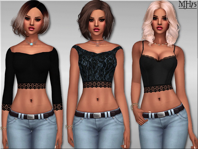 Sims 4 Various Tops 5 by Margeh75 at Sims Addictions