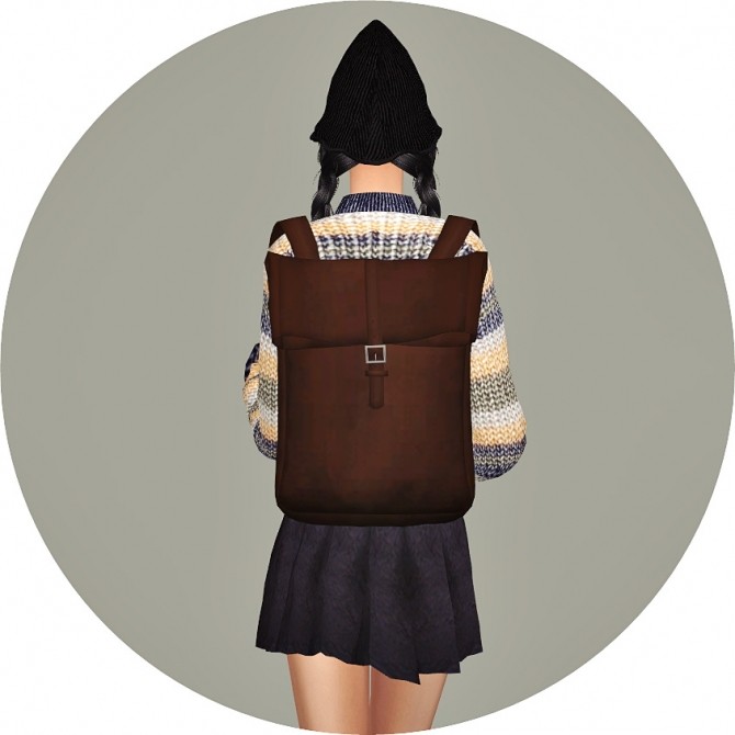 Sims 4 Female Backpack at Marigold