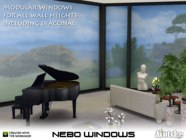 Sims 4 Nebo Windows by mutske at TSR