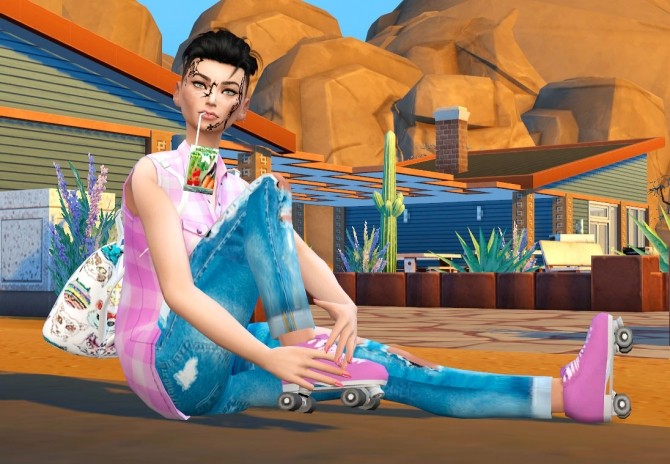 Sims 4 Rollers pose at Rethdis love
