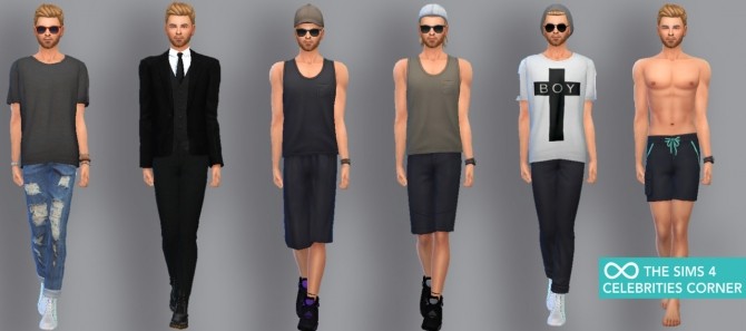 Sims 4 HEMSWORTH BROTHERS PACK at TS4 Celebrities Corner