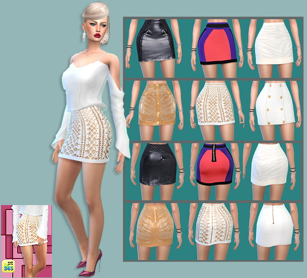Sims 4 Skirts at Gisheld