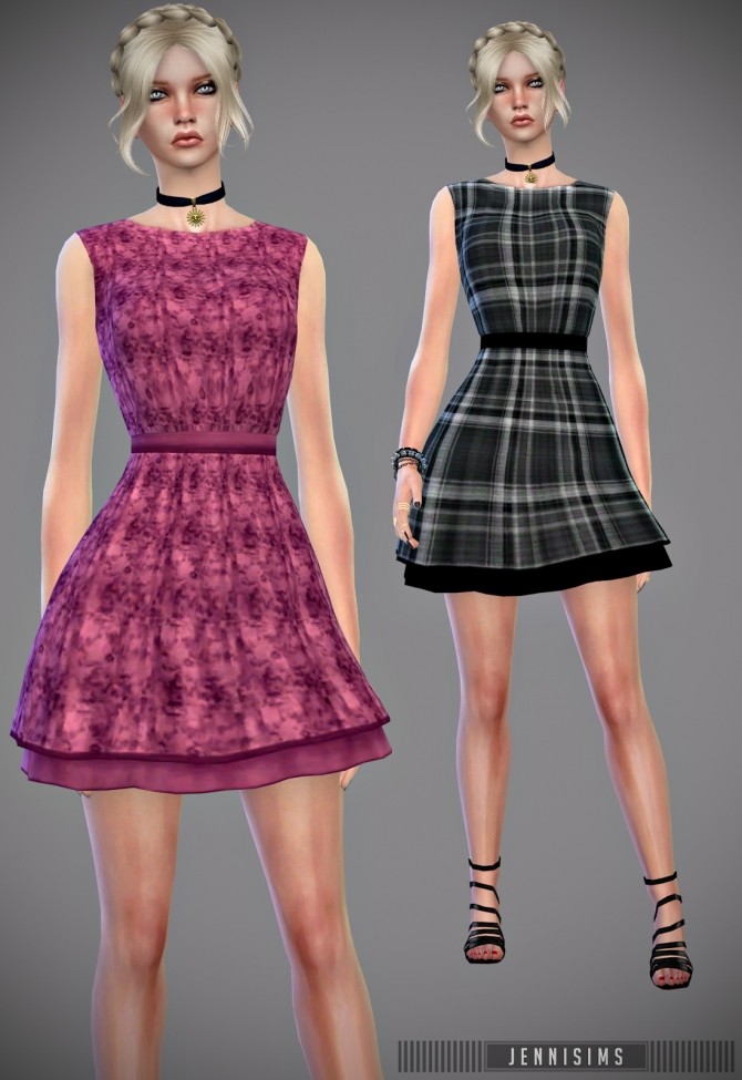 Sims 4 Top, Dress Intoxicating Love at Jenni Sims