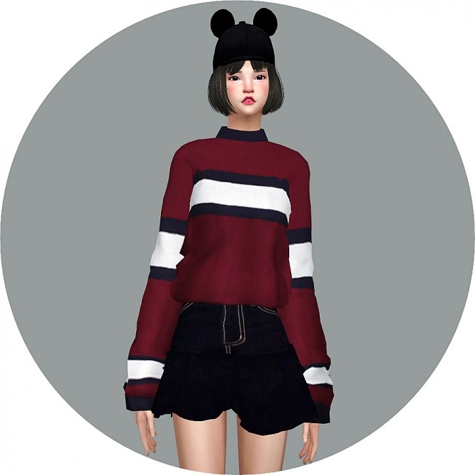 Sims 4 Half Polo neck Sweater at Marigold