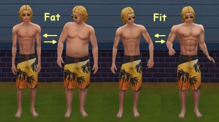 Set Fat Fit by Lynire at Mod The Sims