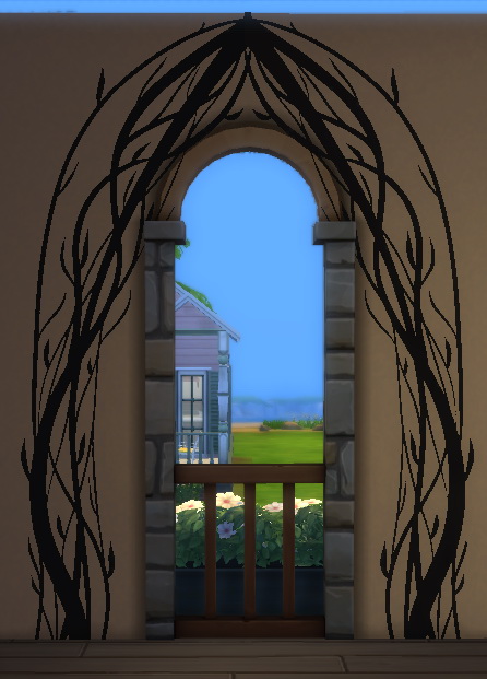 Sims 4 Wall Size Stencil at Hinayuna’s Sims 4 CC