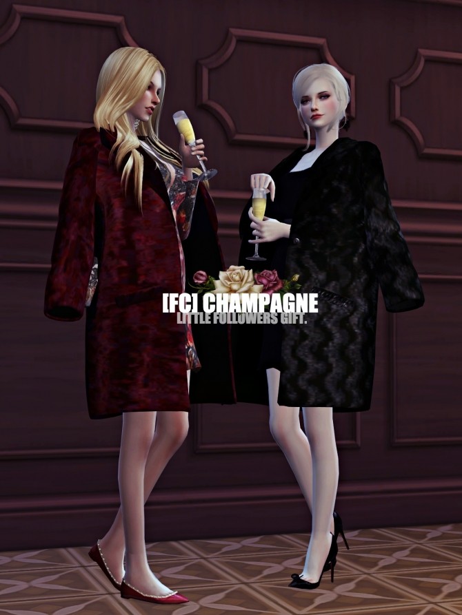 Sims 4 CHAMPAGNE poses at Flower Chamber