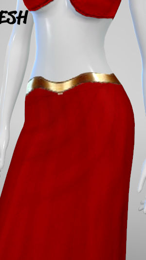 Sims 4 Red skirt at Besh