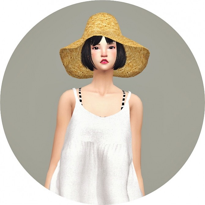 Sims 4 Wide Floppy Hat at Marigold