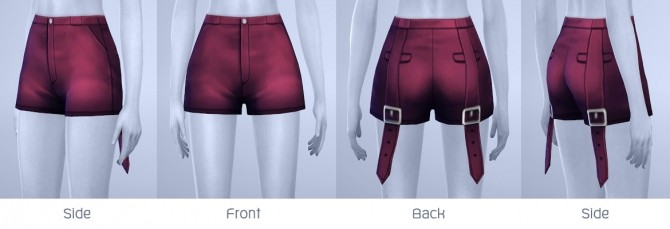 Sims 4 GILLIAN Short pants at manuea Pinny