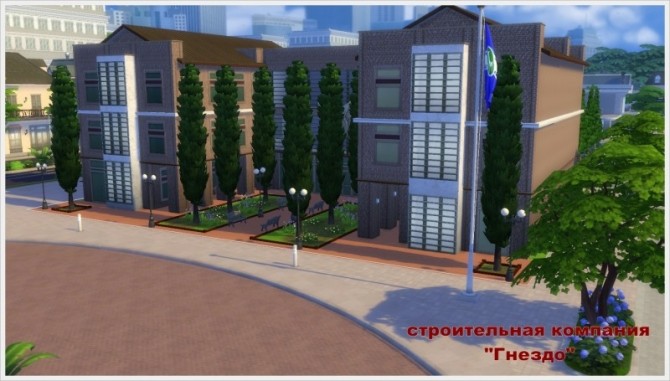 Sims 4 Police station 2 at Sims by Mulena