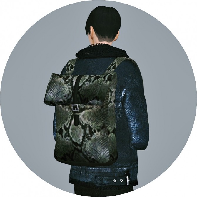 Sims 4 Male Backpack at Marigold
