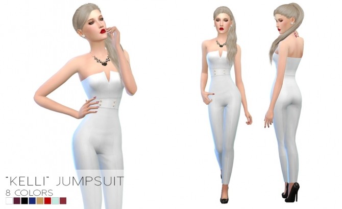 Sims 4 Kelli Jumpsuit at Porcelain Warehouse