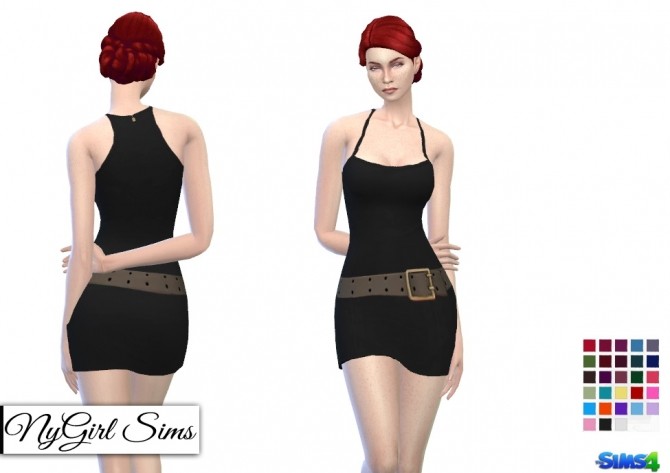 Sims 4 Summer Mini with Belt at NyGirl Sims