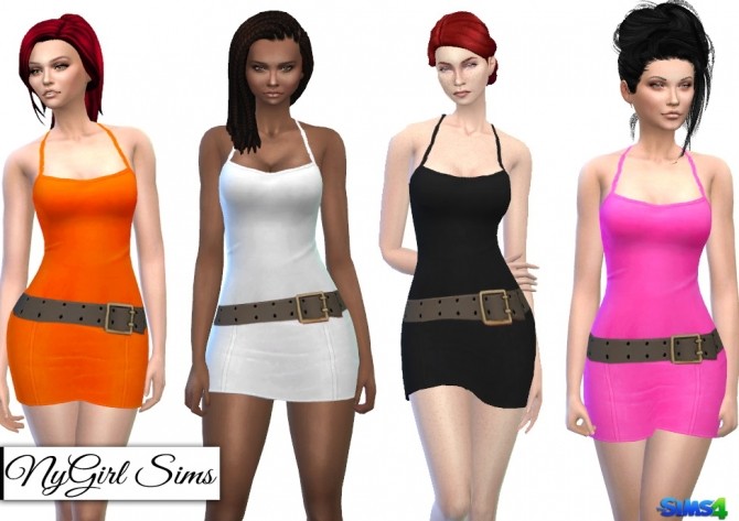 Sims 4 Summer Mini with Belt at NyGirl Sims