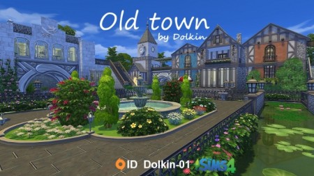 Old town by Dolkin at ihelensims
