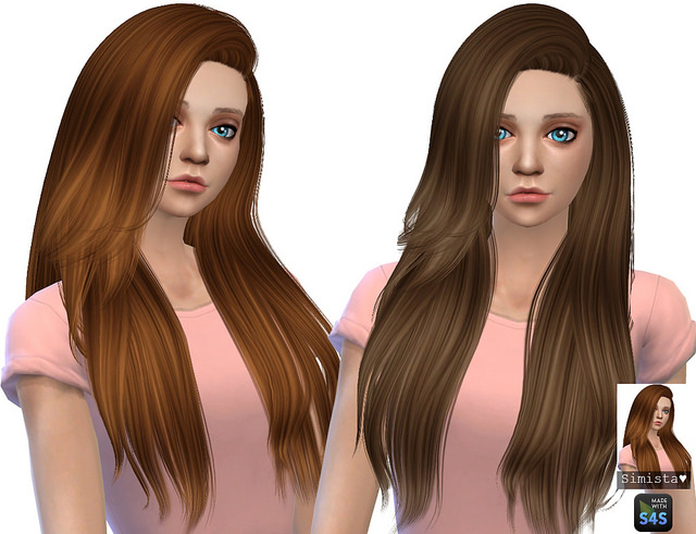 Sims 4 Violet Hair Retexture at Simista