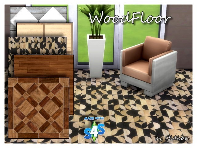 Sims 4 Wooden floor by Oldbox at All 4 Sims