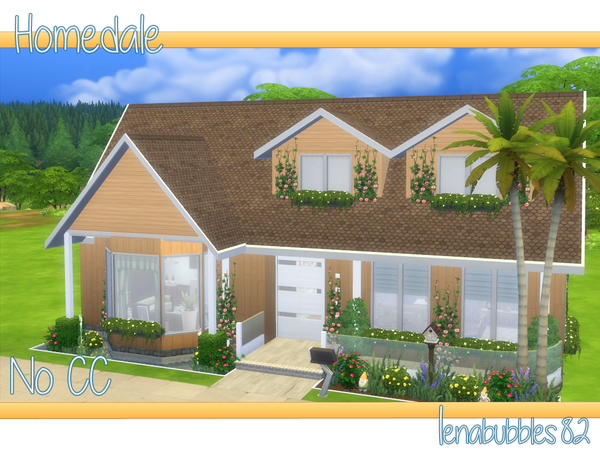 Sims 4 Homedale house by lenabubbles82 at TSR