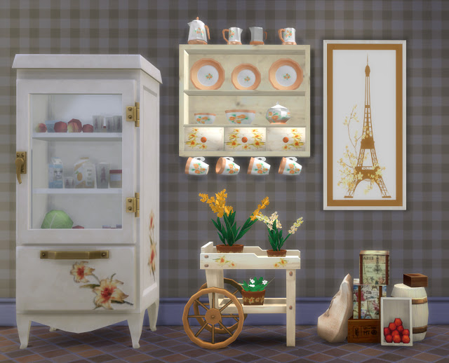 Sims 4 Shabby Kitchen Clutter 2 at pqSims4