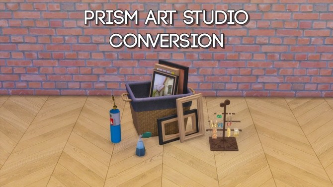 Sims 4 Prism Art Studio Conversion by driana at SimsWorkshop
