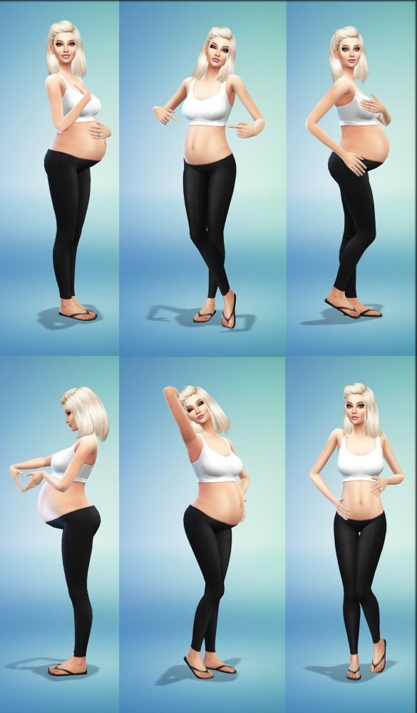 Sims 4 Baby On The Way posepack at Randomchick32