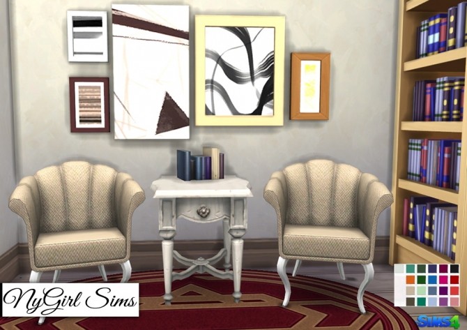 Sims 4 TS3 Romantic Living Room Chair Conversion at NyGirl Sims