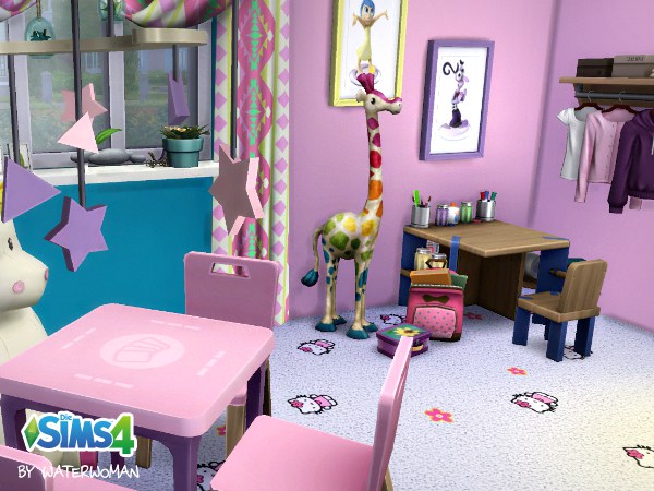 Sims 4 Girly Dream Room at Akisima