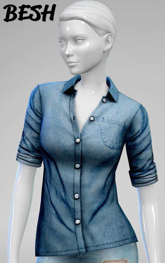 Sims 4 Female tops at Besh