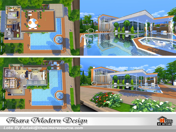 Sims 4 Asara modern Design by autaki at TSR