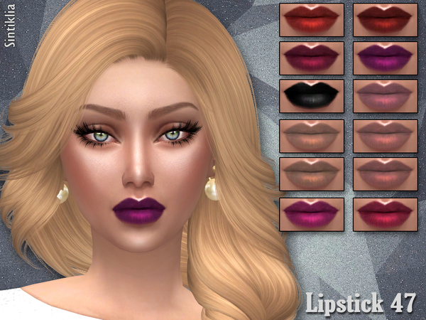 Sims 4 Lipstick 47 by Sintiklia at TSR