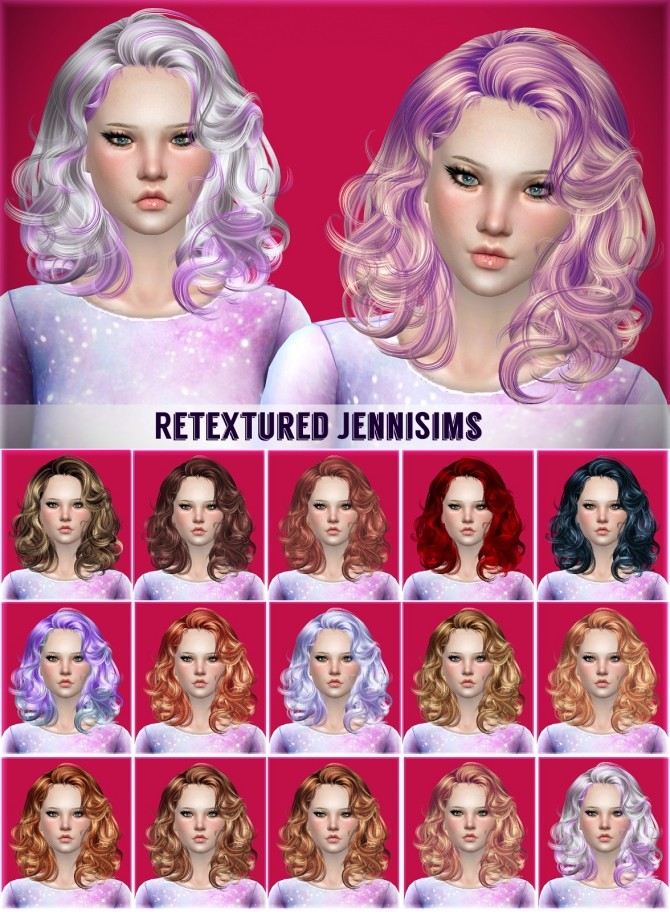 Sims 4 Newsea Miles Away Hair retexture at Jenni Sims