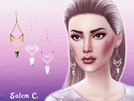 Winged Stone Earrings by Salem C. at TSR