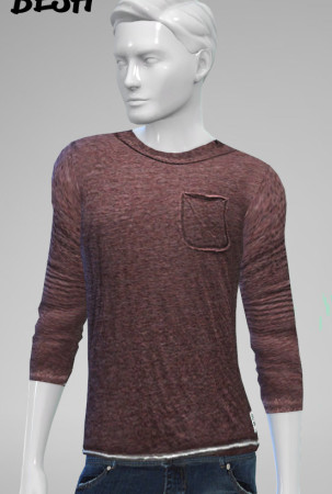 Tops for males at Besh » Sims 4 Updates