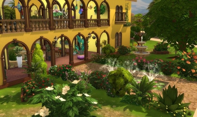 Sims 4 LHacienda by Bloup at Sims Artists