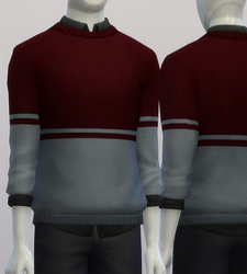 Sims 4 Basic sweater 2 Duo at Rusty Nail