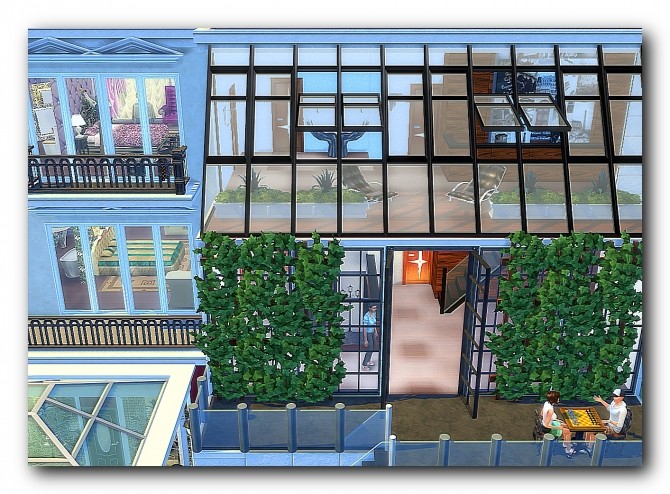 Sims 4 Lavion de lhôtel boutique at Architectural tricks from Dalila
