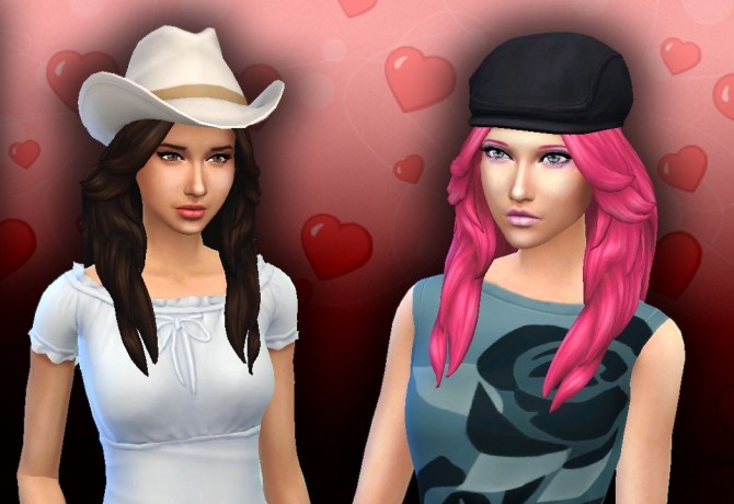 Sims 4 Valentine Gift hair at My Stuff