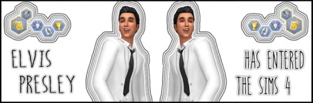 Elvis Presley Sim for TS4 at ThatMalorieGirl