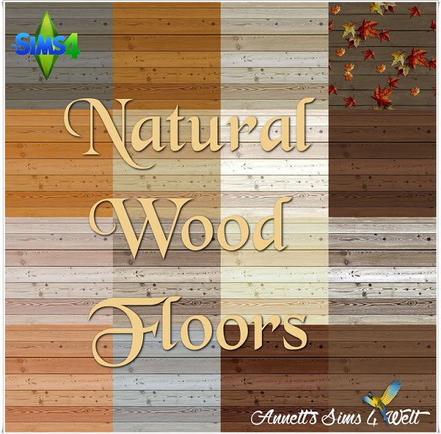 Sims 4 Natural Wood Floors at Annett’s Sims 4 Welt