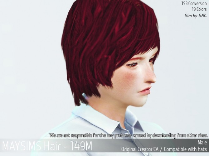 Sims 4 Hair 149M at May Sims