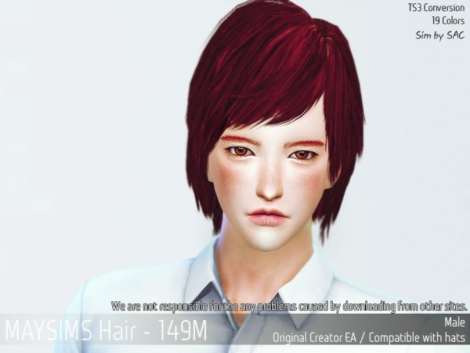 Sims 4 Hair 149M at May Sims