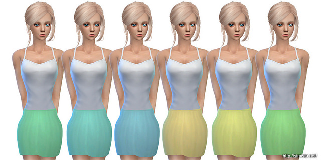 Sims 4 Grace Skirt Collection at Simista