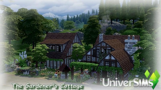 Sims 4 The Gardeners Cottage by chipie cyrano at L’UniverSims