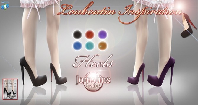 Sims 4 High heels and boots at Jomsims Creations
