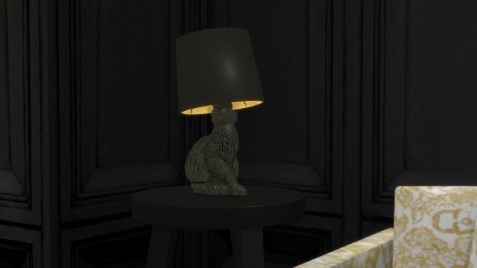 Sims 4 New Textures for The Horse Lamp, Pig Table and Rabbit Lamp at Meinkatz Creations