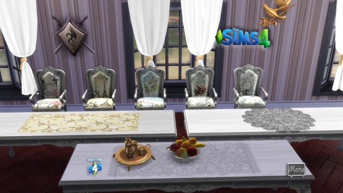 Sims 4 PARIS Collection Chairs and tables at El Taller de Mane