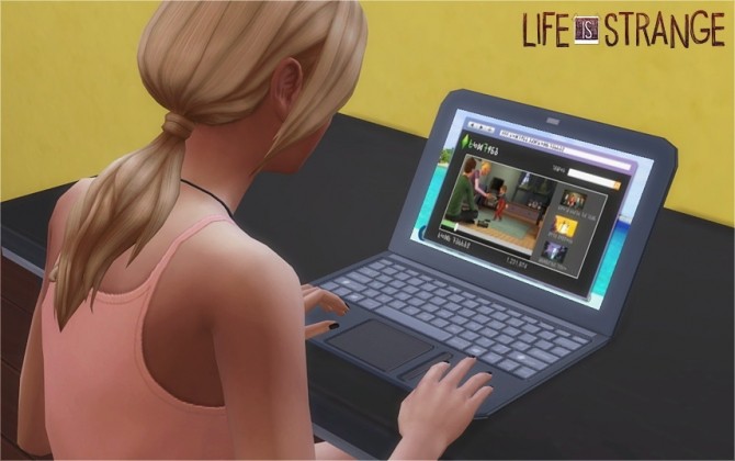 Sims 4 Life is Strange Laptop at Veranka